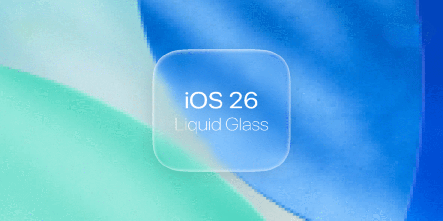 iOS 26 Liquid Glass design