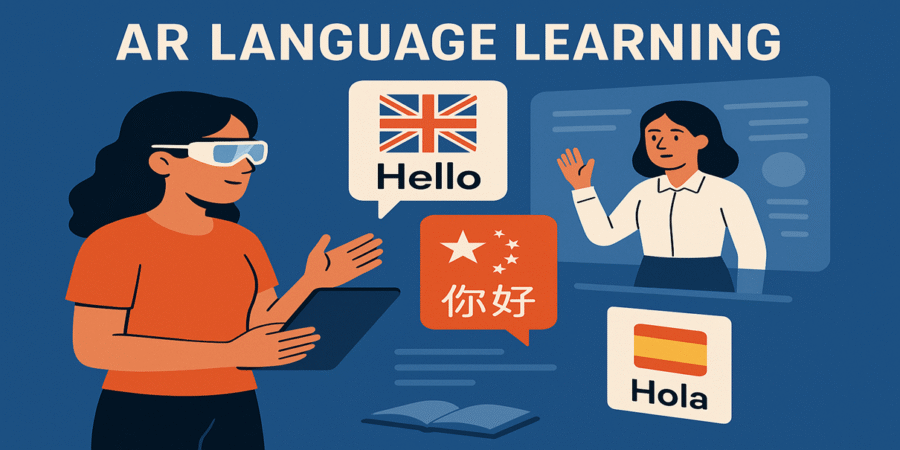 AR language learning