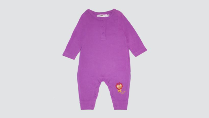 Mauve Babies Jumpsuit