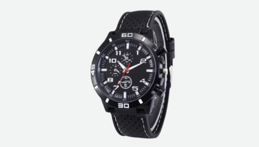 Black Exquisite Casual Wrist Watch